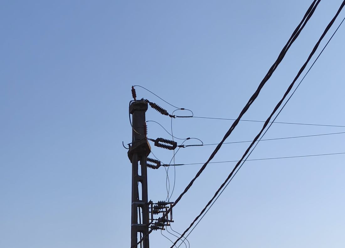 The site's own 20 kV transformer station